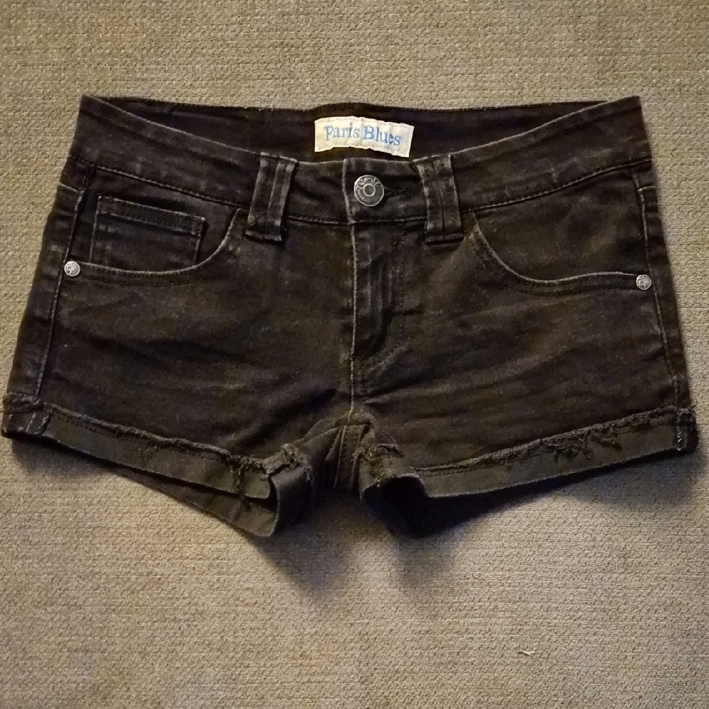 Paris Blues Dark Jean Shorts